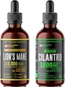 HERBIFY Bundle - Lions Mane Drops " Cilantro Tincture - Brain Boost " Body Detox