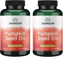 Swanson Pumpkin Seed Oil - High Bioavailable EFAs - (100 cápsulas de Softgel, 1000 mg cada uno) 2 Pack