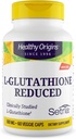 Orígenes saludables L-Glutathione 500 mg (Setria, non-GMO, Gluten Free, Antioxidant, Immune Support, Skin Support), 60 Veggie Caps