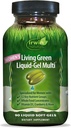Irwin Naturals Mujeres Viviendo Green Liquid-Gel Multi - 120 Liquid Softgels - Incluye 70 Nutrientes Esenciales, Vitaminas y Minerales