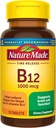 Nature Made Vitamina B12 1000 mcg, Suplemento dietético para el apoyo al metabolismo energético, 75 Tablas de liberación del tiempo, 75 Day Supply