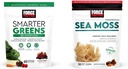 FORCE FACTOR Greens Chews with 25+ Superfoods & Sea Moss Chews, 60 &amp; 30 Count