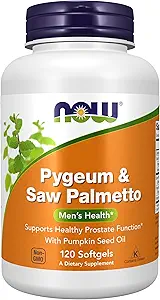 AHORA Foods Pygeum & Saw Palmetto 120 Softgel (Pack of 2)