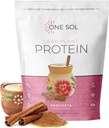One Sol Lean Plant-Based Protein Powder, Pea &amp; Brown Rice Protein, Low Carb, Vegan Friendly - Gluten, Lactose, &amp; Soy Gratis - No Añadido Sugar, Non-GMO, Clean Nutrition, No Bloating (Horchata)