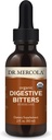 Dr. Mercola Filtros Digestivos Orgánicos gotas líquidas - Asistencia sanitaria digestiva - Fórmula libre de alcohol - Características Burdock Root, Hoja de Dandelion, Semillas de hinojo > Más - 2 fl. oz. (30 Servimientos)