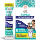 GuruNanda Hydramate Hydration Support Drink Mix - Electrolyte Powder Packets for Dehydration, Exercise & Energy - No Añadido Sweeteners, Non-GMO, Natural Lemon Lime Flavor - 2 Count (0,56 oz Cada uno)