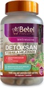Betel Natural Detoxsan Capsules Total Detox Cleanse Healthy Liver and Colon - 1500 mg por Serving