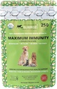 Inmunidad máxima √25% β-glucano 100% Setas Frutas Corporales Extractos, Receta Veterinaria para Perros & Cats Immune, Digestivo, Vitaminas, Probióticos, con Tail de Turquía, Extractos Reishi. 250 Servicios