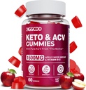 Keto ACV Gummies Advanced Weight - L0ss-,- Keto Gummy Suplemento para Mujeres y Hombres, con 1500MG Apple Cider Vinegar & Vitamina B12, Vegan & No GMO, Detox &amp; Cleanse, Low-Carb, 60 Conde