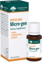 Genestra Brands Micro-gen tención Gingko, European Hazel y Bilberry Herbal Suplemento tención 0.5 fl. oz.