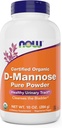 AHORA Alimentos Puro, Orgánica D-Mannose 10 oz Polvo - Limpiador de vejiga y Suplemento de Salud de Tracto urinario - No GMO - Vegan Friendly - 2000mg / 2 Gramos por Servir