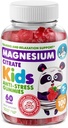 DR. MORITZ Gafas de magnesio de calma libre de azúcar para niños y adultos - Gummies de magnesio para niños no transgénicos - Raspberry Flavor - 1-Pack (60 Cuenta)
