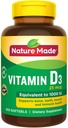 Nature Made Vitamina D3 25 mcg., 650 Softgels