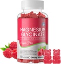Magnesio Glycinate Gummies 700mg, Azúcar Glycinate, Magnesio Complejo de Potasio Suplemento con Potasio, VitaminD, B6 para el apoyo a la calma &amp; sueño para adultos - 60 Gummies de arándano