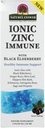 Respuesta de la naturaleza Ionic Zinc Immune con Black Elderberry 4 oz Extracto con Slippery Elm, Echinacea, Astragalus, Sage 160 Servimientos por Bottle