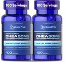 Puritan's Pride Youth Guard DHEA for Women and Men 50mg, Dietary Supplement for Healthy Aging, 3 Month Supply, 100 Tablets, 2 Pack