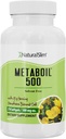 NaturalSlim Evening Primrose Oil for Women 1500mg from Cold Pressed Oil - Metaboil 500 GLA Suplemento Gamma Linolenic Acid for Women’s Health, Metabolism, Heart & Skin Health - 270 Softgels