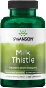 Swanson Milk Thistle (Standardized) - Herbal Liver Support Supplement w/ 80% Silymarin - Natural Formula Helping to Maintain Global Health &amp; Wellbeing - (120 Capsules)