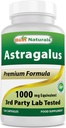 Mejores Naturales Astragalus Capsule, 1000 mg, 120 Conde