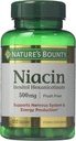 Bounty Flush Free Niacin 500 Mg, 240 cápsulas (2 X 120 contable Bottles)