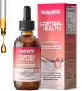 Cortisol Suplementos para Mujeres, Cortisol Wellness Liquid Drops, 16 en 1 Cortisol Detox Reductor w. Ashwagandha, Magnesium, L-Theanine, Folate for Relaxation &amp; Hormone Balance, Strawberry