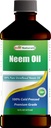 Mejores Naturales 100% puro Neem Oil, 100% frío prensado y sin refinar - 16 OZ (1 botella)