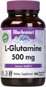 Bluebonnet Nutrition L-Glutamine 500mg, Supports Immune Function*, Nitrogen Transporter*, Soy-Free, Gluten-Free, Non-GMO, Kosher Certified, Vegan, 100 Vegetable Capsules, 100 Servidores