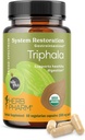 Herb Pharm USDA Organic Triphala Capsules tóxico Cleansing " Detoxification Support " Digestive Health Support With Amla, Haritaki " Bibhitaki, FAIRWILD® Certified Ø 60 Vegan Capsules, Up to 30 Day Supply*