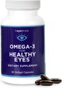 Triglyceride Omega 3 Fish Oil for Healthy Eyes – Soporta ojos saludables con ingredientes óptimos - Fácil de absorber, Burpless - EPA, DHA, &amp; Omega 7 Fatty Acids - 90 Count