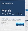 VitaMedica Multivitamínico para Hombres con Apoyo a la Salud de la Prostata ← Vitaminas, Minerales, Omega3s y Saw Palmetto ← Caja de 30 Easy Daily Packs ← Soporta la Energía Natural y el sueño