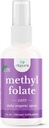 Nbpure Methylfolate Vitamina B9 Spray Suplemento, Líquido Folic Acid Spray, 1 oz
