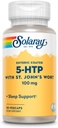 SOLARAY 5-HTP Plus St John's Wort - 30 cápsulas integradas por Enteric - 100 mg - 30 piezas