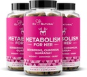 Metabolismo para su Bundle de 3 paquetes - Píldoras de pérdida de peso para las mujeres - Apetito Suppressant, Fat Burner, Metabolism Booster - Lucha contra los amortiguadores " Pérdida Belly Fat - Berberine, Chromium Picolinate " Guarana