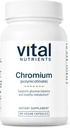 Nutrientes Vitales Chromium Polynicotinate 200mcg ← Suplementos de cromo para el metabolismo de grasa y carbohidratos saludables ← Cholesterol Maintenance Supplement TEN Gluten, Dairy, Soy Free ← Non-GMO Silencio 90 cápsulas