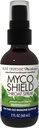 Host Defense MycoShield Throat Spray - Immune Health Support - Dietary Mushroom Supplement with Chaga, Reishi, Turkey Tail &amp; More - On-The-Go Immune Support - Peppermint, 2 fl oz (142 Servings)*
