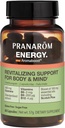 Pranarom - Aromaboost Energy Herbal Suplemento - para la fatiga física y mental - Guarana - Vitaminas B6 B9 B12 - Pure Scots Pine Essential Oil - 60 Count