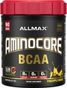 ALLMAX Nutrition AMINOCORE BCAA, Pineapple Mango - 945 g Polvo - 8.18 Gramos de ácidos de cadena ramificados por servicio - con vitaminas B - No Fillers o Aminos no-BCAA - Sugar Gratis - 90 Servings