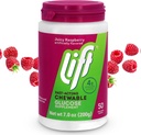 Glucose de elevación Glucose de acción rápida Tablas de energía Chewable, Raspberry, 50 ct Jar (Pack of 1)