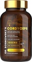 Dr Sosnowski's BioActive Cordyceps Mushroom Capsules  1000mg High Strength Cordyceps Extract for Daily Support (120 Capsules)