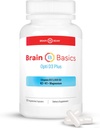 Brain Basic Opti D3 Plus - Vitamina D3 5000 UI con K1, K2, y Magnesio - Suplemento de Apoyo al Cerebro para Mood, Mente, Memoria - Hueso, Musculo y Salud Inmune - Gluten Free, Soy Free y Dairy Free