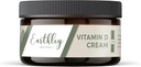 Earthley Wellness Vitamina D Cream, Vitamina Tópica Natural D con Vitaminas A, D, " K2, Salud del Corazón, Salud de la piel y Embarazo, Base de aceite de hígado de bacalao (4 oz, Vitamina D Cream)