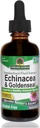 Respuesta de la naturaleza Enchinacea & Goldseal ← Soporta un sistema sano de inmunes ← Super Concentrado Extracto puro Silencioso libre de alcohol, libre de gluten, Vegan &amp; Kosher certificado 2oz