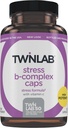 Cápsulas Twinlab B-Complex - Completo B-Complex &amp; 1000 mg Vitamina C - Suplemento de apoyo energético con vitamina B12 y cápsulas B6-100