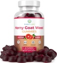 Potent Horny Goat Weed for Hombre and Women (Max Potency Chews 800mg), Horny Goat Weed Extract Gummies for Energy Management, Performance and Stamina - Vegan, Gluten-Free, Natural Grapefruit Flavor