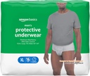 Basics Incontinence Underwear for Hombre, Maximum Absorbency, X-Large, 16 Count (1 Pack)