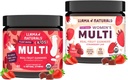 Llama Naturals Real Fruit Gummies multivitamínicos para niños &amp; mujeres Vitaminas integrales basadas en la comida  No Añadido Cane Sugar ← Orgánica, Vegan, Chewable  durable 90 ct &amp; 120 ct