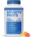 SmartyPants Multivitamin for Men, Women ' Children: Vitamin Gummies with Omega 3 Fish Oil (EPA/DHA), Methylfolate, Vitamina D3, C, Vitamina B12, B6, Vitamina A, K & Zinc, 200 Cuenta (30 Day Supply)