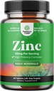 Zinc 50mg Immune Support Supplement - Zinc Complex Supplement for Immune System and to Enhance Hair Skin and Nails Vitamins - Easy to Swallow Potent Daily Tablets for Adults