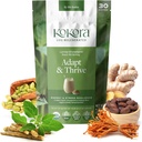 Adaptación " Thrive - Energía " Resiliencia al estrés, Ashwagandha ecológica " Cordyceps Blend to Support Healthy Adrenal Function Coffee Alternative