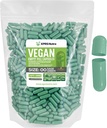 XPRS Nutra Tamaño 00 Empty Capsules - 1000 Conde Vacío Cápsulas Vegan - Láminas Vacío Vegetarianas - DIY Cápsulas Vegeta Filling- Veggie Pill Caps (Sage Green)